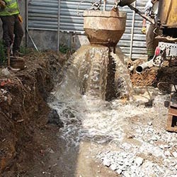 Fore Kazık Uygulaması - Beton Dökümü